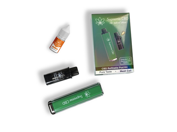 Supreme CBD – Pod Max with FREE 10ml Vape Juice – SupremeCBD