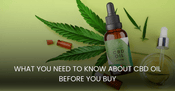 What You Need to Know About CBD Oil Before You Buy