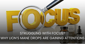 Struggling With Focus? Why Lion’s Mane Drops Are Gaining Attention