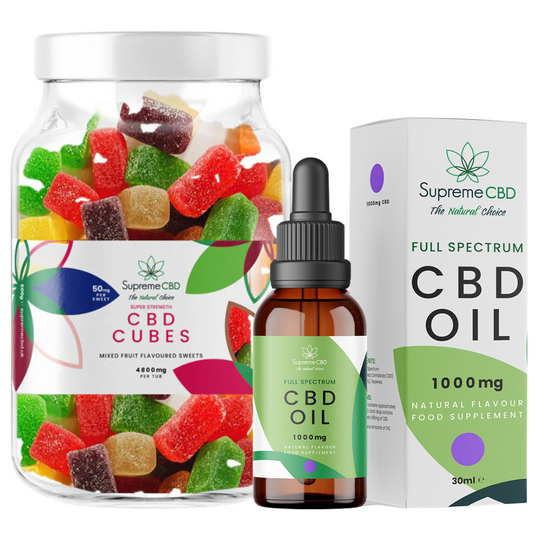 CBD Oil With FREE 4800mg Fruit Cubes