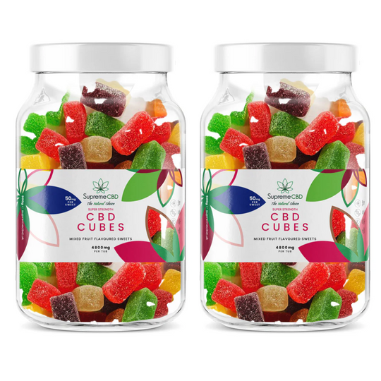 Buy One Get One FREE - Super Strength Fruit Cubes (4800mg)