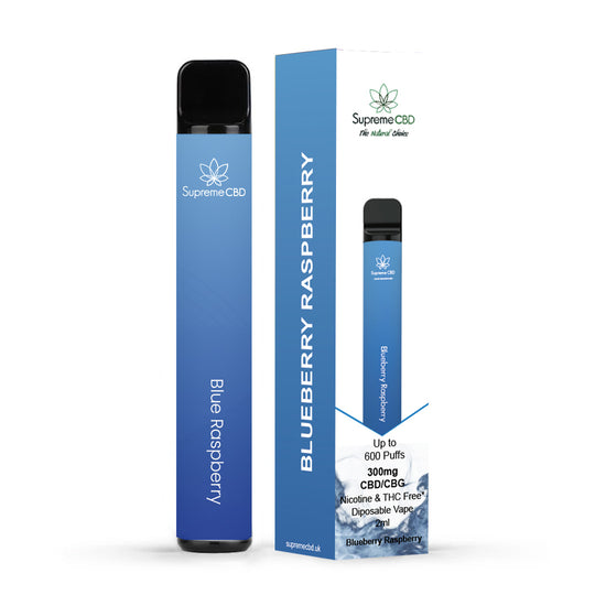 CBD Disposable Vape  - Blue Sour Raspberry (300mg)