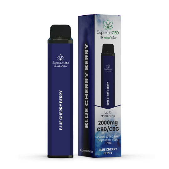 CBD Disposable Vape  - Blue Cherry Berry (2000mg)