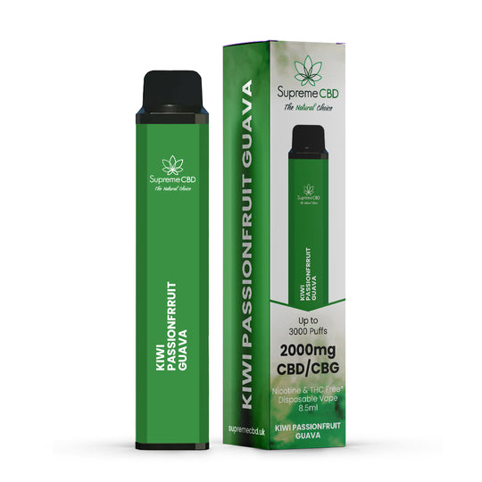 CBD Disposable Vape  - Kiwi Passionfruit Guava  (2000mg)