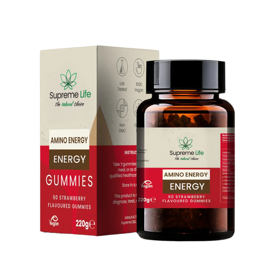 Gomitas Amino Energy (60 gomitas sabor fresa)