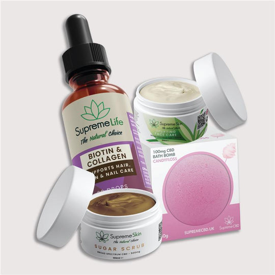 CBD Pamper Bundle With FREE Bath Bomb