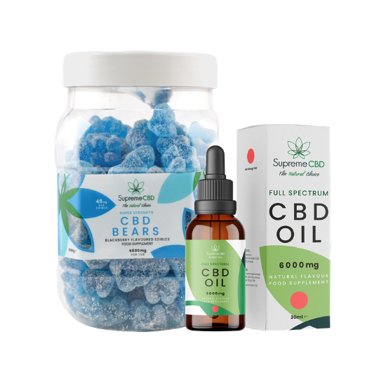 EXCLUSIVE: 6000mg Oil with Limited Edition Blue Bears (4800mg)