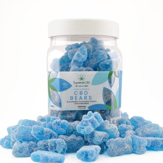 Super Strength Blues - CBD Gummy Bears (4800mg)