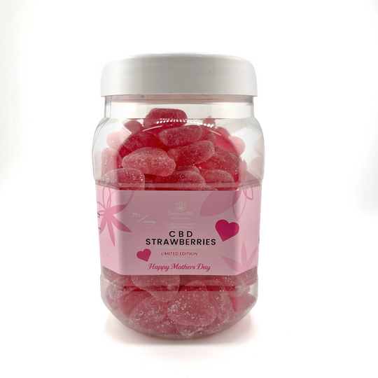 Limited Edition CBD Gummy Strawberries (4800mg) - Mothers Day Special