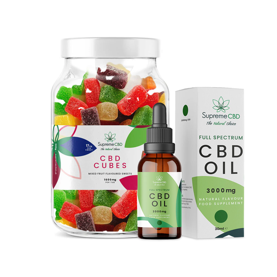 The Perfect Starter Bundle - 3000mg CBD Oil with FREE 1600mg Gummies