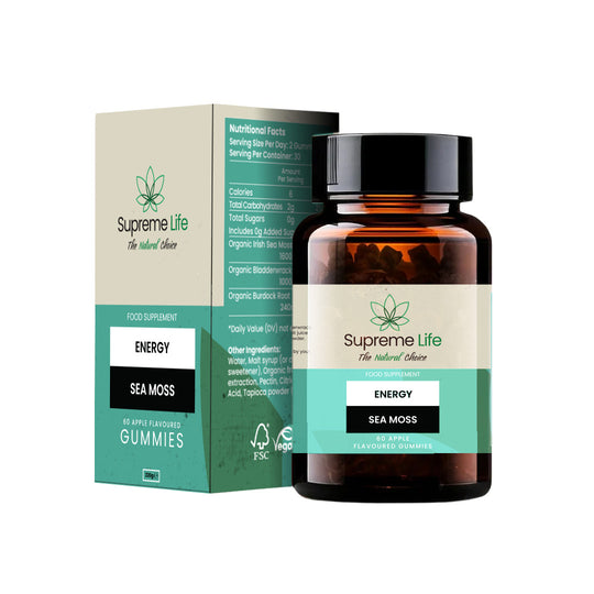 Sea Moss Gummies (60x Apple Flavour Gummies)