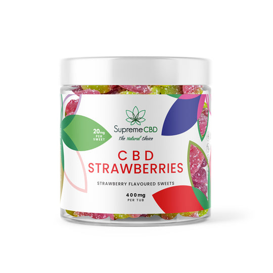 CBD Gummy Strawberries (400mg)