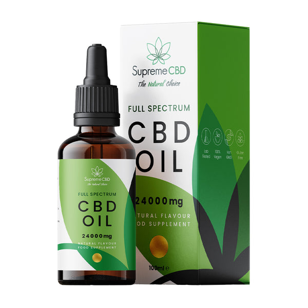 Supreme Full Spectrum CBD oil 24000mg potent relief