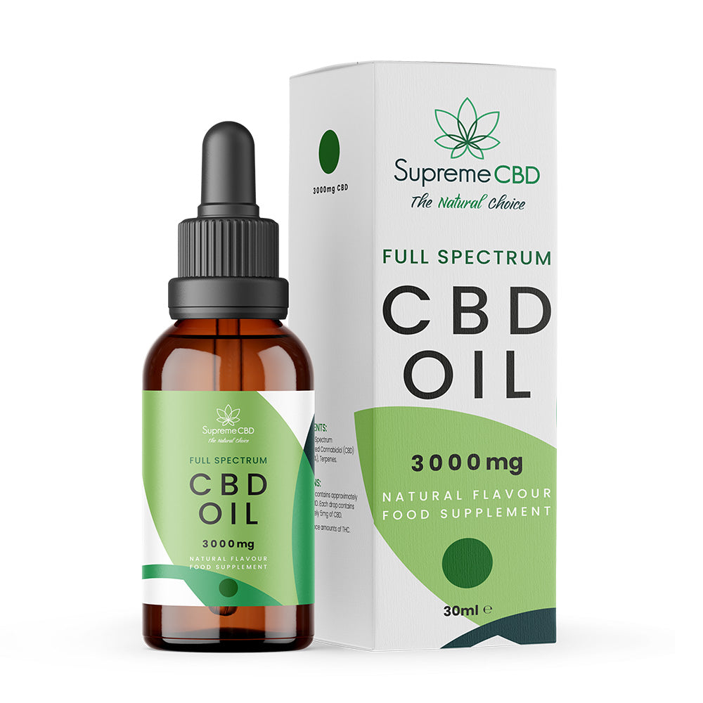 CBD Oil 30ml (3000mg) – SupremeCBD